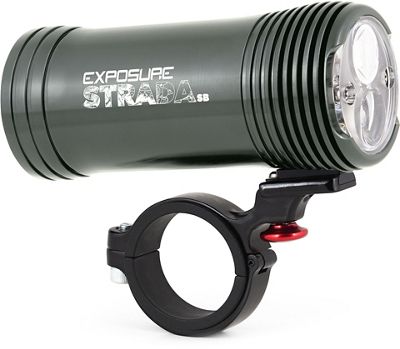 Exposure Strada Mk10 Super Bright Front Light - Gun Metal Black, Gun Metal Black